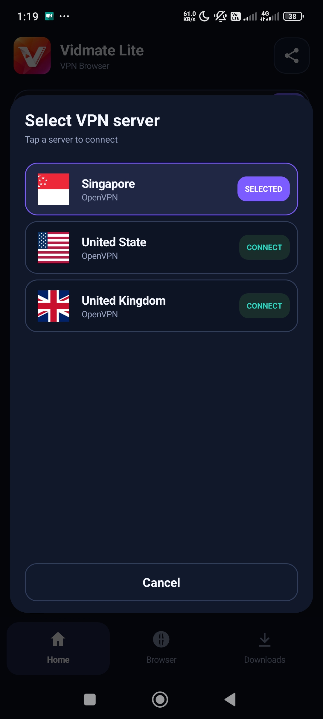 Build in VPN
